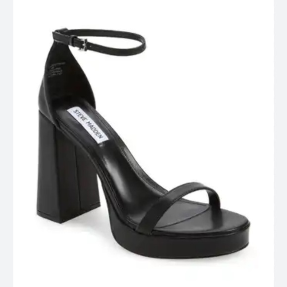 Steve Madden Shoes - Steve Madden Women's Black Platform Heels Size 10